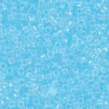 Toho Treasure beads 11/0 Transparent-Rainbow Aqua Frost TT-01-170D